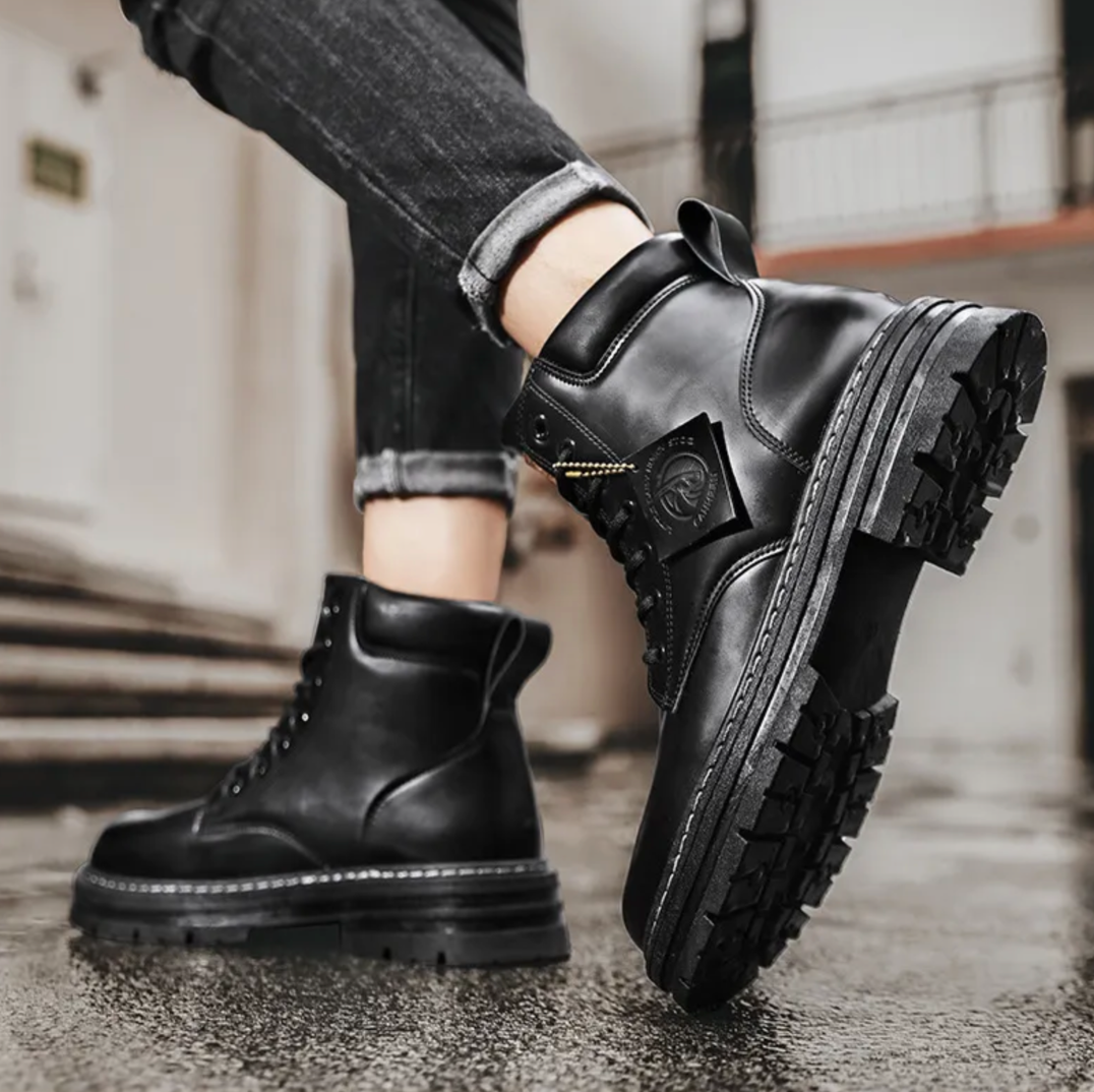 Gaspard - Bottines Cuir Lacées