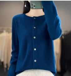 Gilet boutonné femme cardigan doux