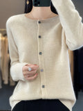 Gilet boutonné femme cardigan doux