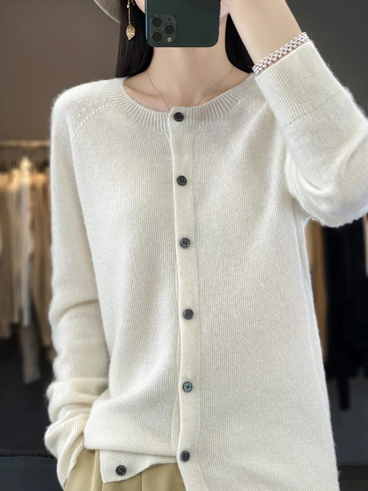 Gilet boutonné femme cardigan doux