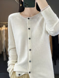 Gilet boutonné femme cardigan doux