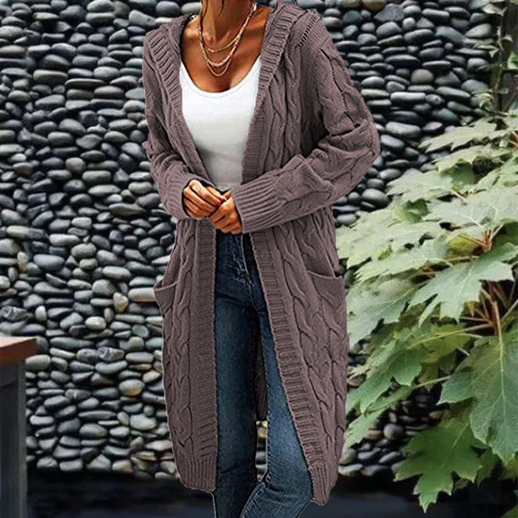 Gilet en maille sans col pour femme