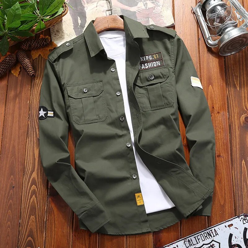 Guillaume - Chemise Militaire Poches