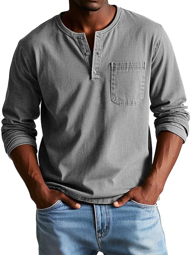 Baptiste - Henley Col Boutonné