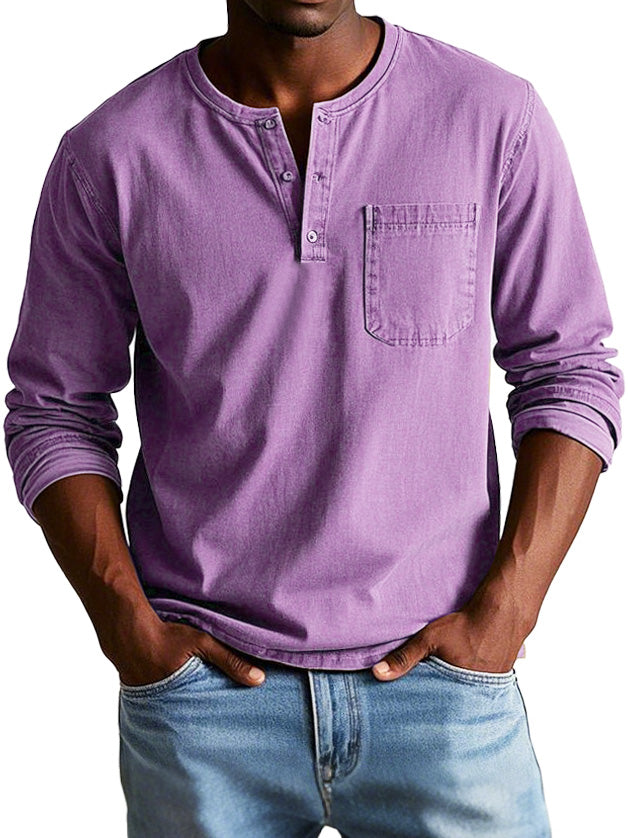 Baptiste - Henley Col Boutonné