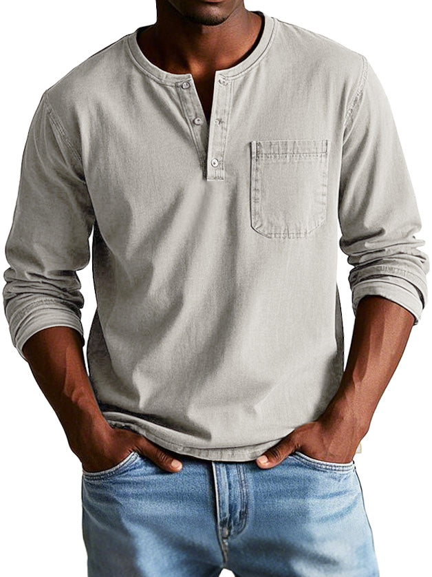 Baptiste - Henley Col Boutonné