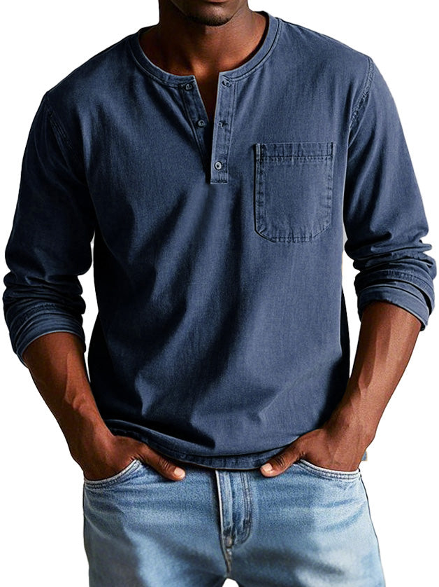 Baptiste - Henley Col Boutonné