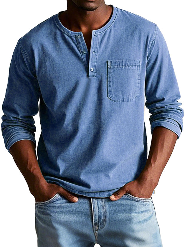 Baptiste - Henley Col Boutonné