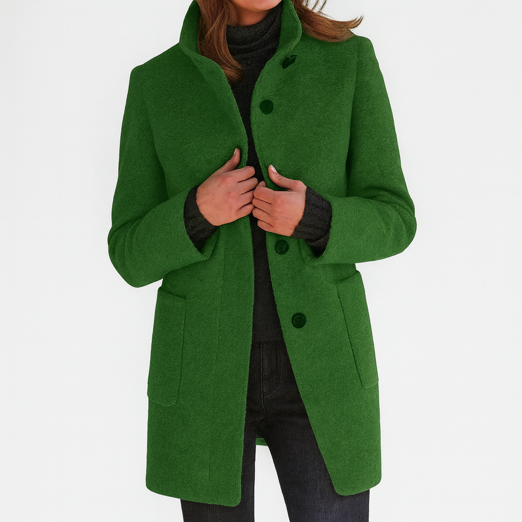 Honorine - Veste Laine Col Montant