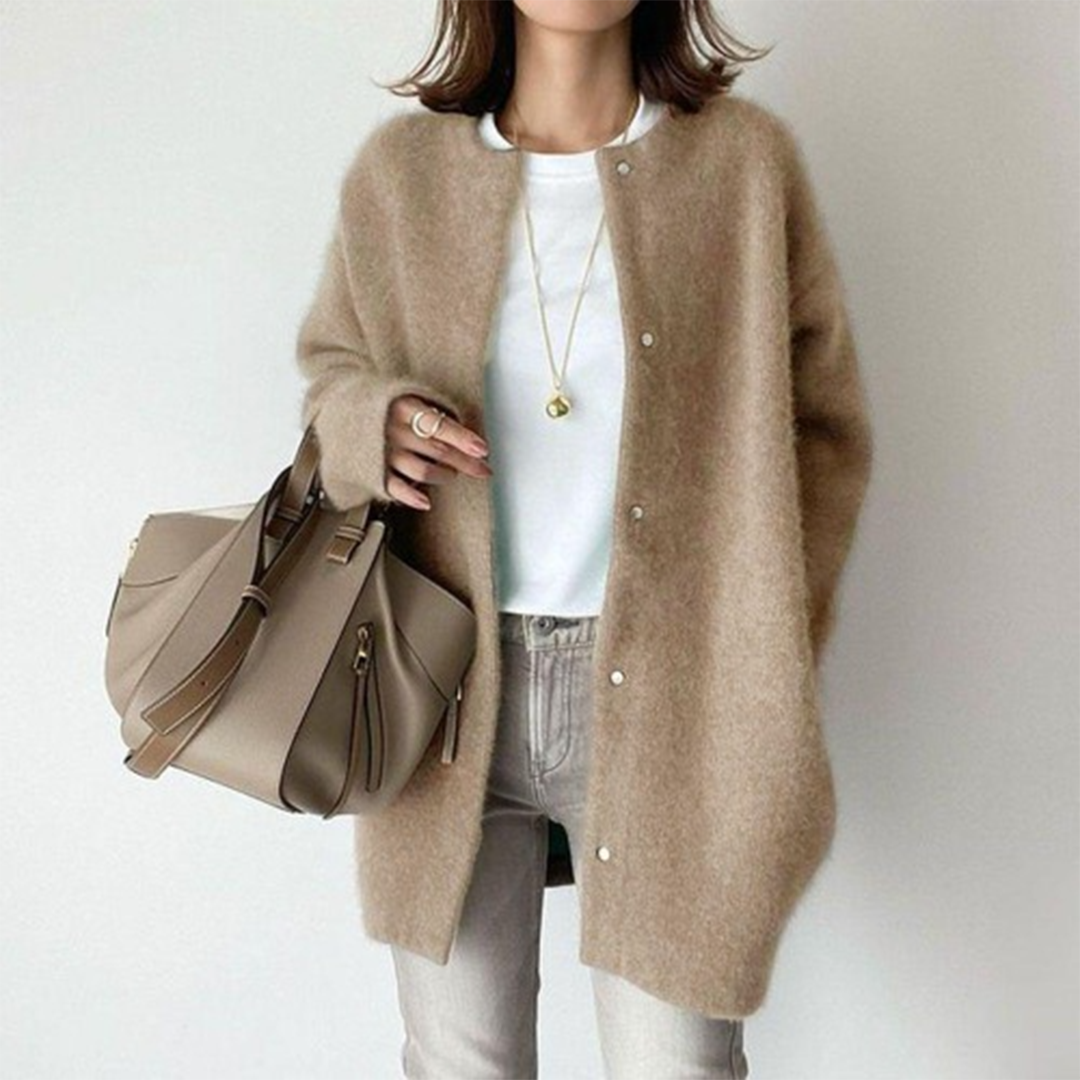 Joséphine - Cardigan Cachemire Col Ouvert
