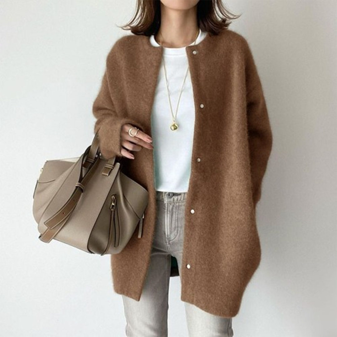 Joséphine - Cardigan Cachemire Col Ouvert