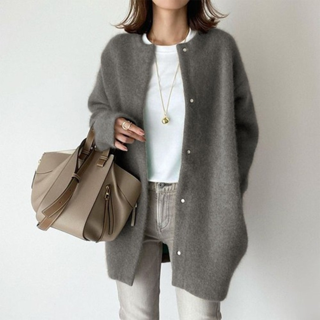 Joséphine - Cardigan Cachemire Col Ouvert
