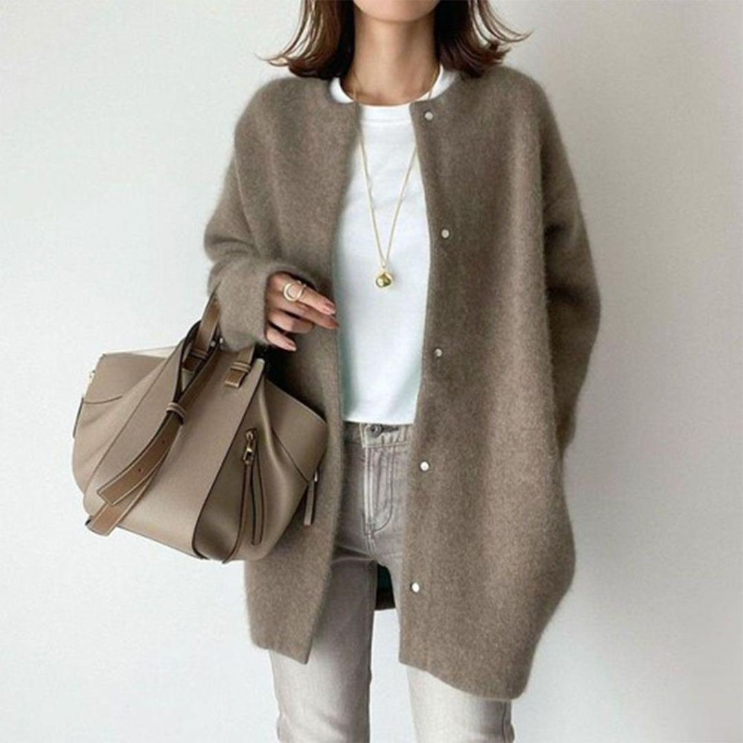 Joséphine - Cardigan Cachemire Col Ouvert