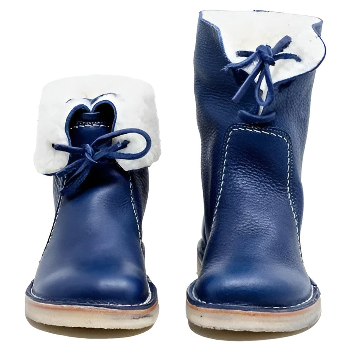 Laurence - Bottines Cuir Fourrées Lacets
