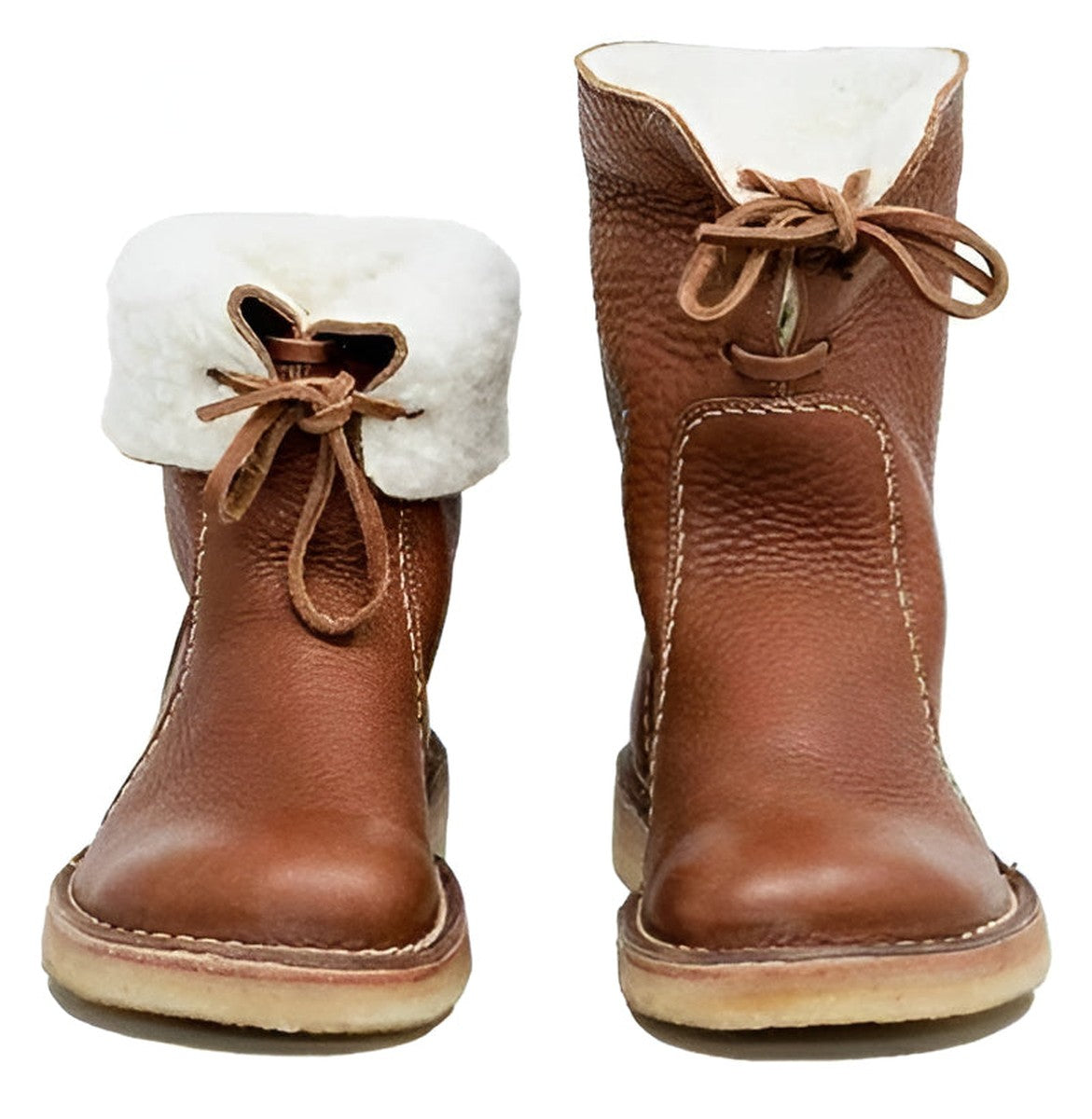 Laurence - Bottines Cuir Fourrées Lacets