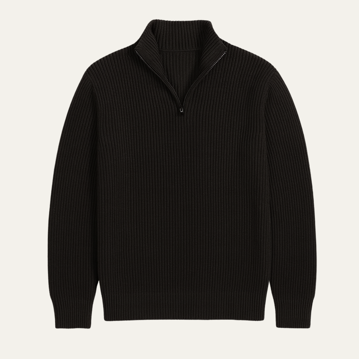 Léopold - Pull Mérinos Demi-Zip