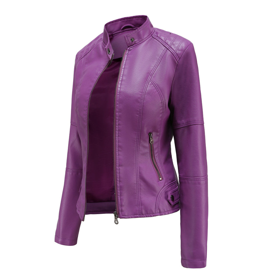 Lise - Blouson Moto Cuir