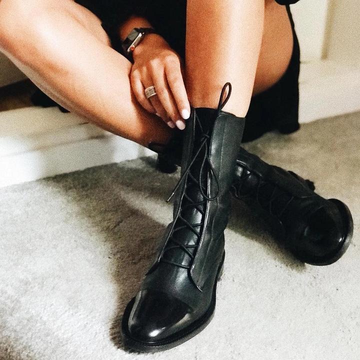 Madeleine - Bottines Lacées Élégantes