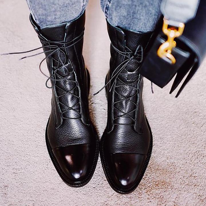 Madeleine - Bottines Lacées Élégantes