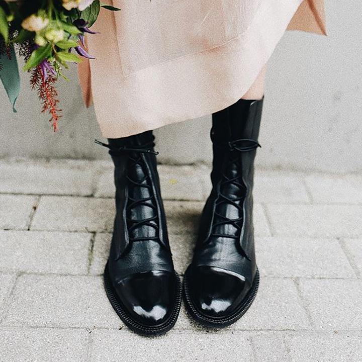 Madeleine - Bottines Lacées Élégantes