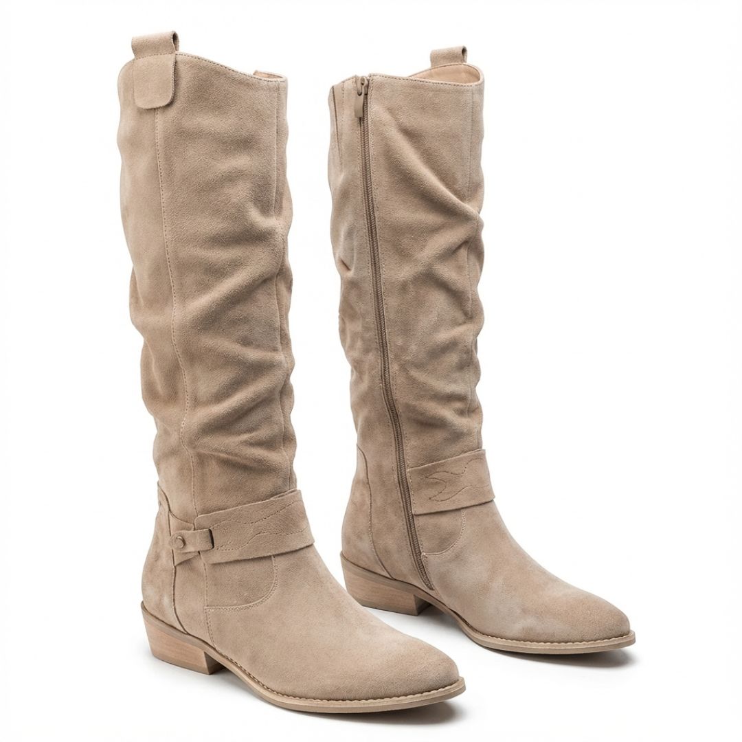 Maëlys - Bottes Slouch Zip Latéral
