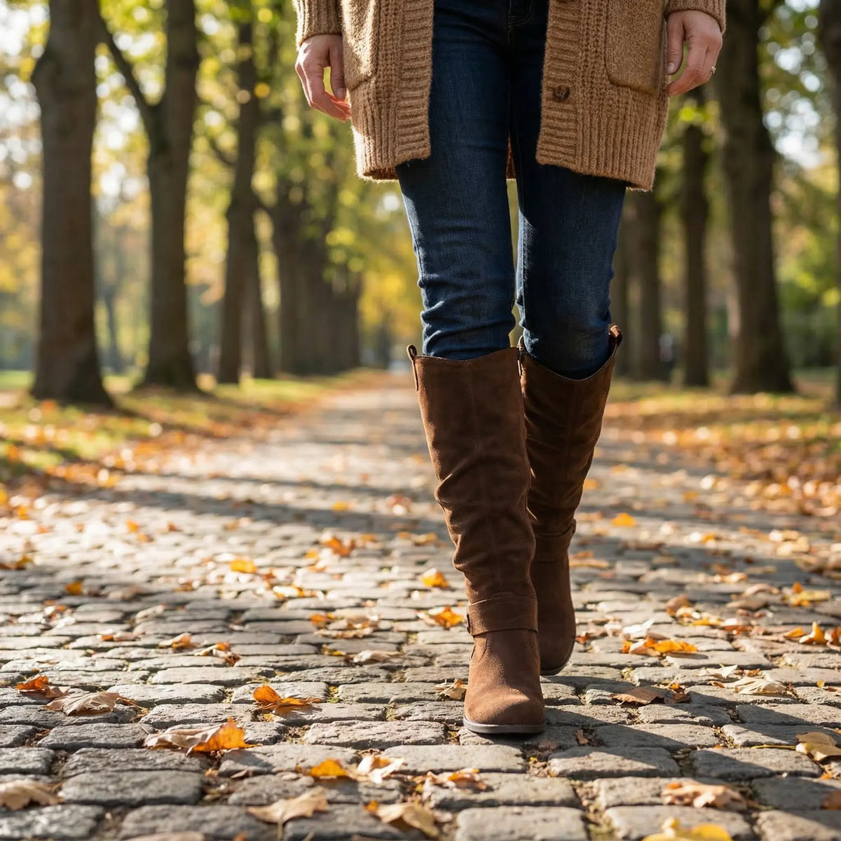 Maëlys - Bottes Slouch Zip Latéral