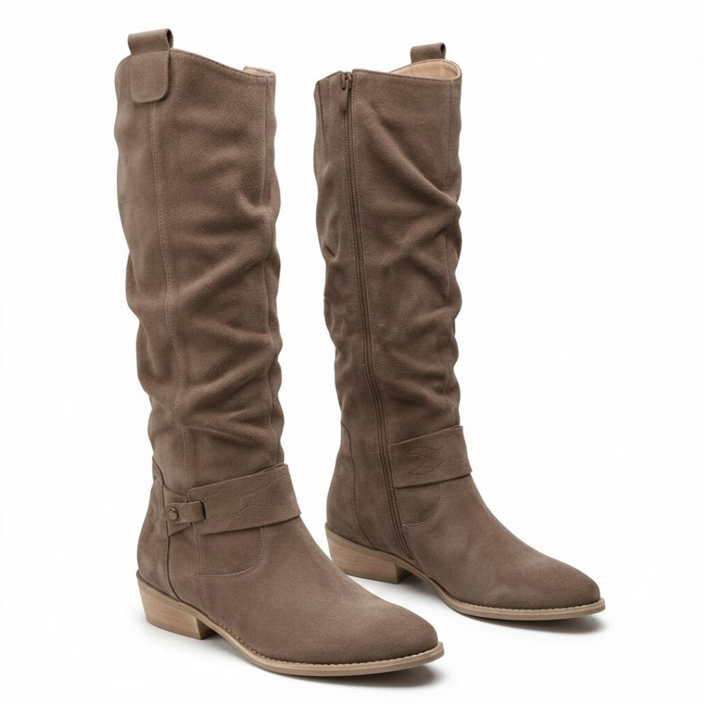 Maëlys - Bottes Slouch Zip Latéral