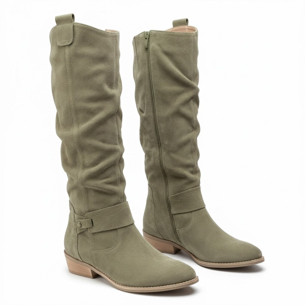 Maëlys - Bottes Slouch Zip Latéral