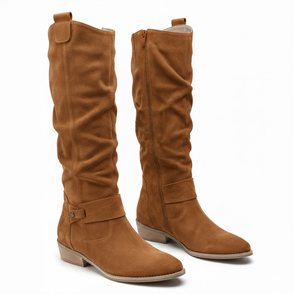 Maëlys - Bottes Slouch Zip Latéral