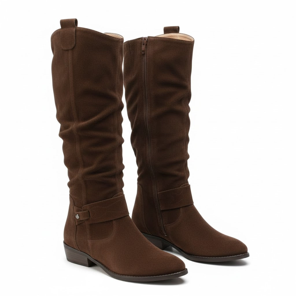 Maëlys - Bottes Slouch Zip Latéral