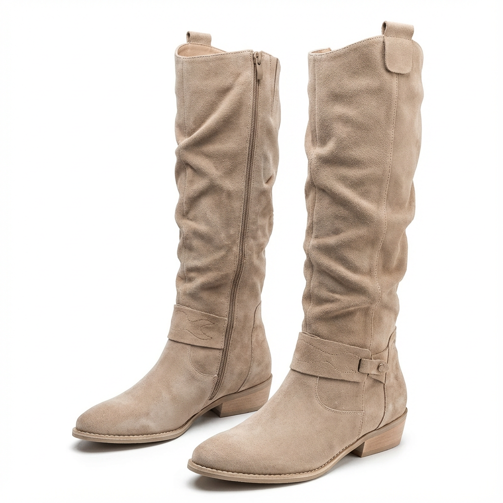 Maëlys - Bottes Slouch Zip Latéral