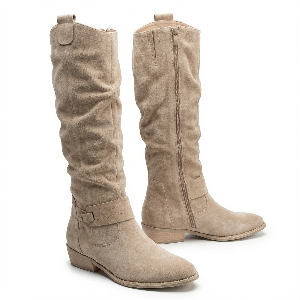 Maëlys - Bottes Slouch Zip Latéral