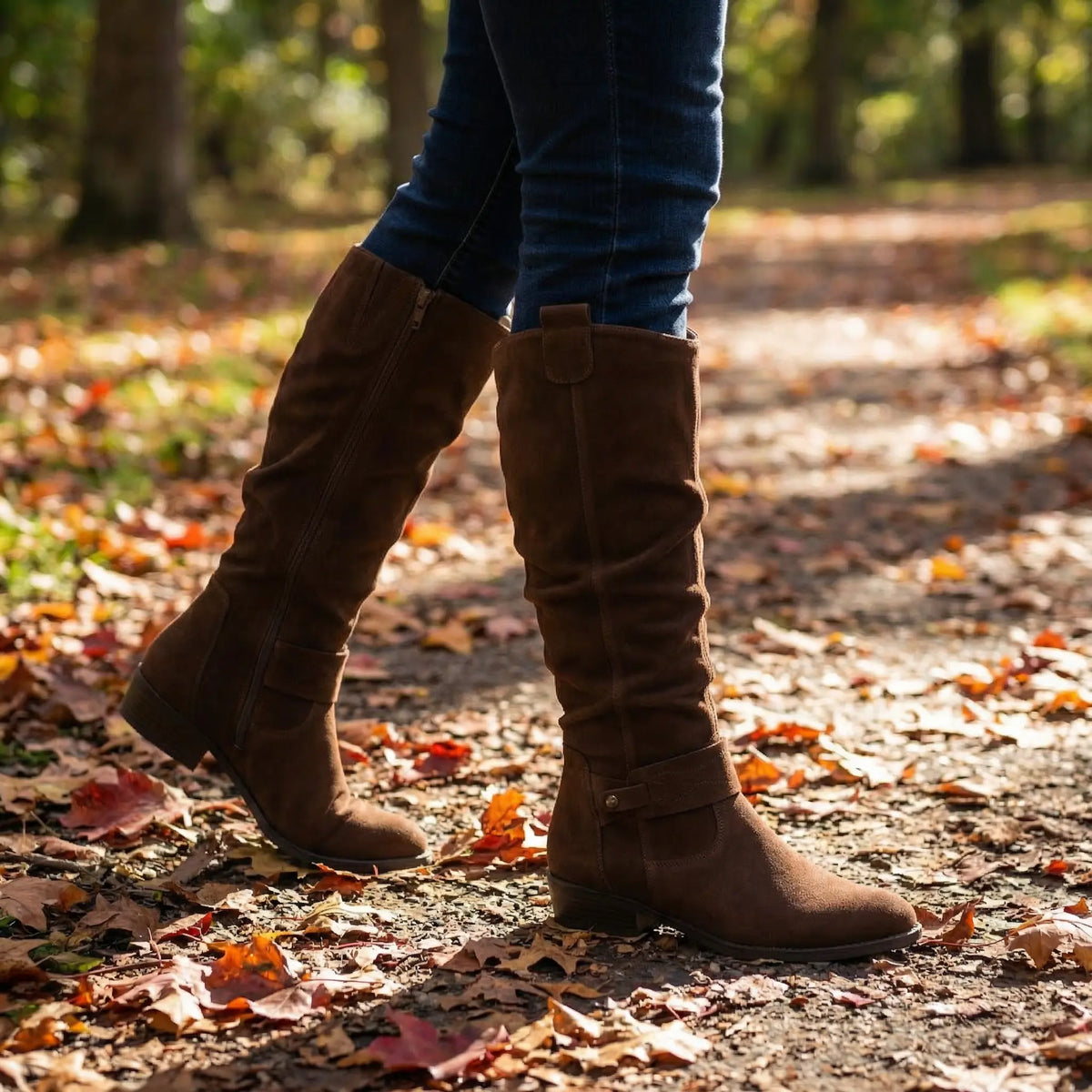 Maëlys - Bottes Slouch Zip Latéral