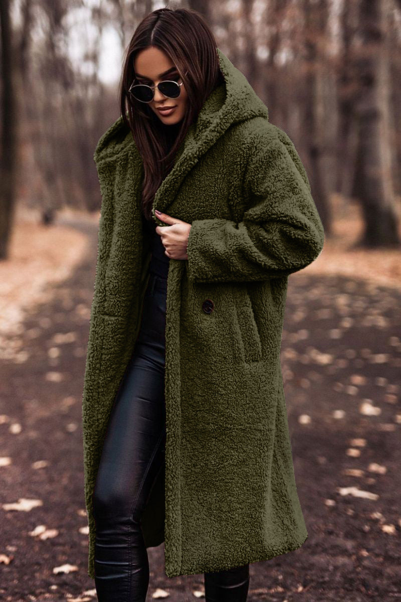 Magali - Manteau Teddy Long Oversize