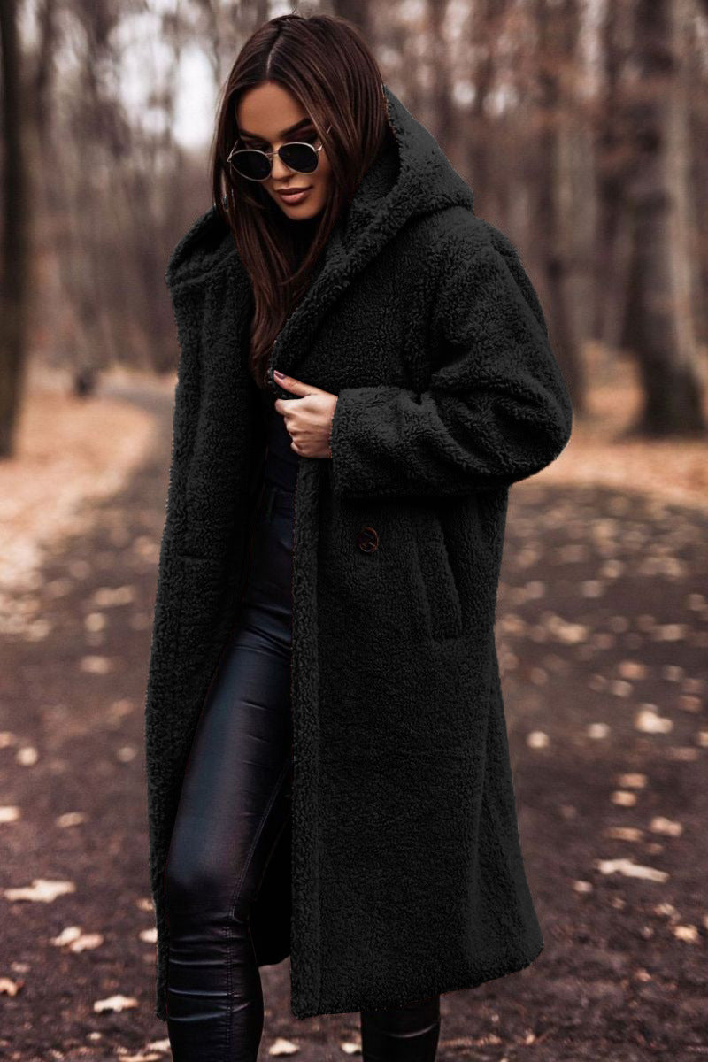 Magali - Manteau Teddy Long Oversize