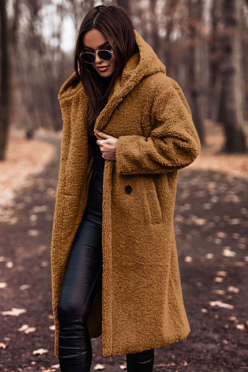 Magali - Manteau Teddy Long Oversize