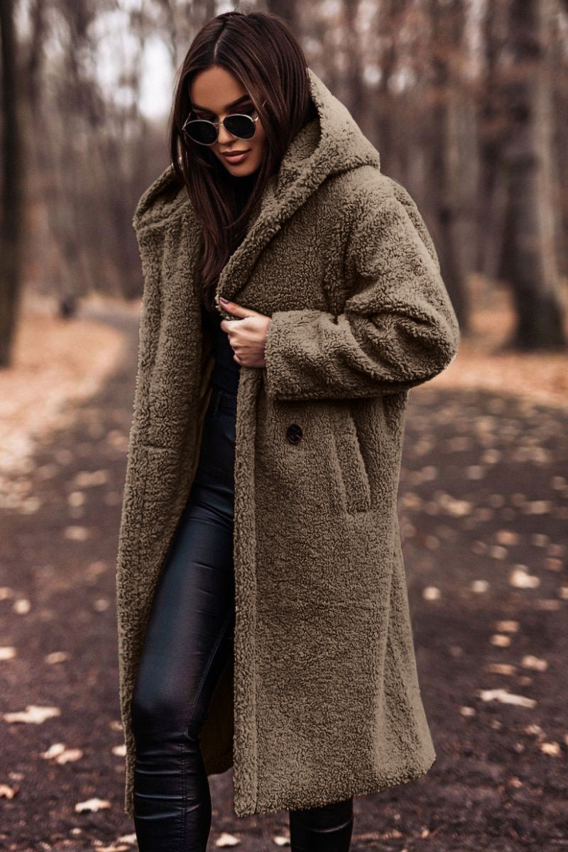 Magali - Manteau Teddy Long Oversize