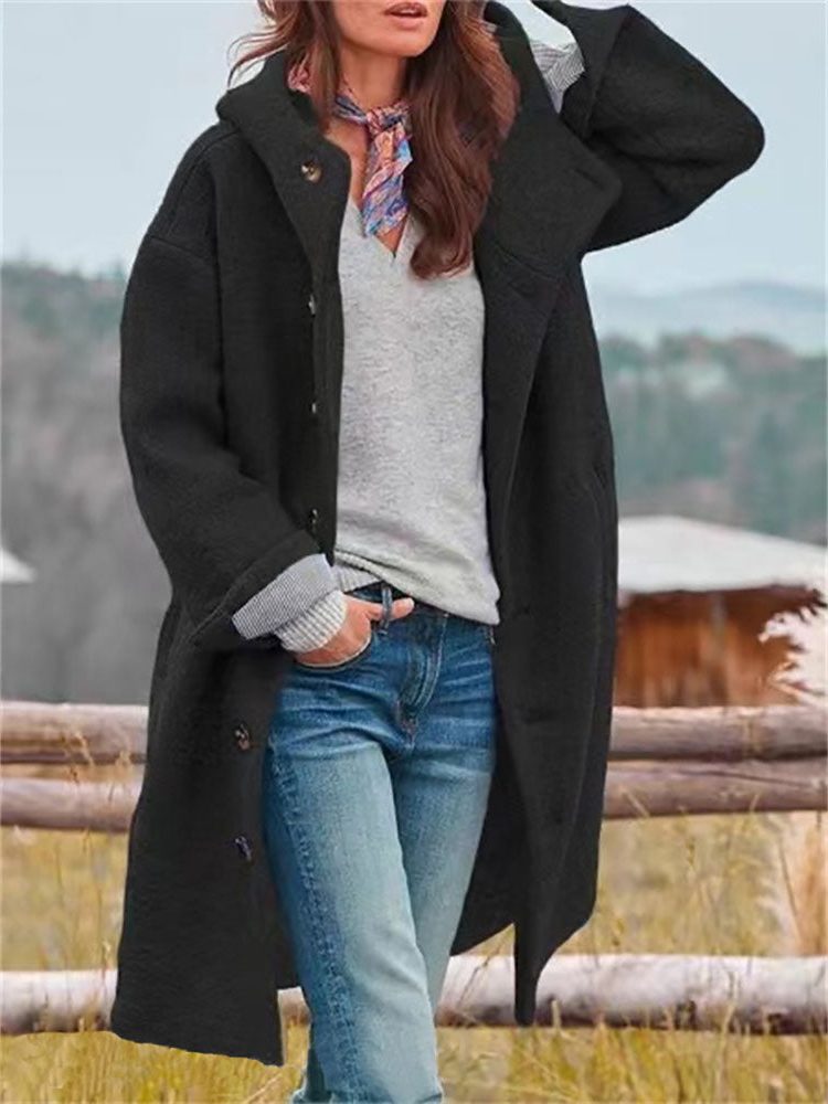 Agathe - Manteau Laine Oversize Capuche