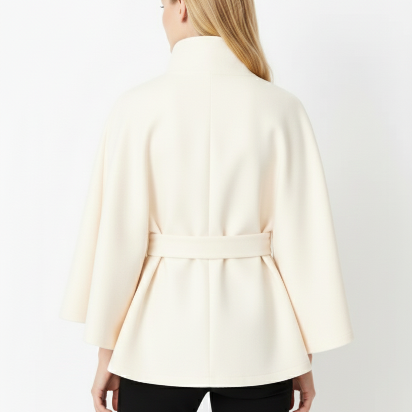 Manteau laine femme chaud hiver - Beige