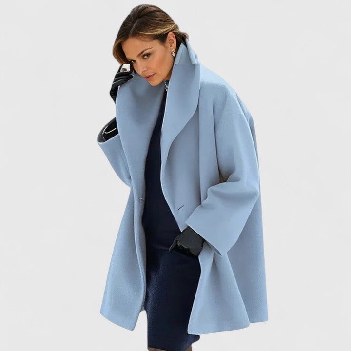 Ophélie - Manteau Long Ample Coupe-Vent