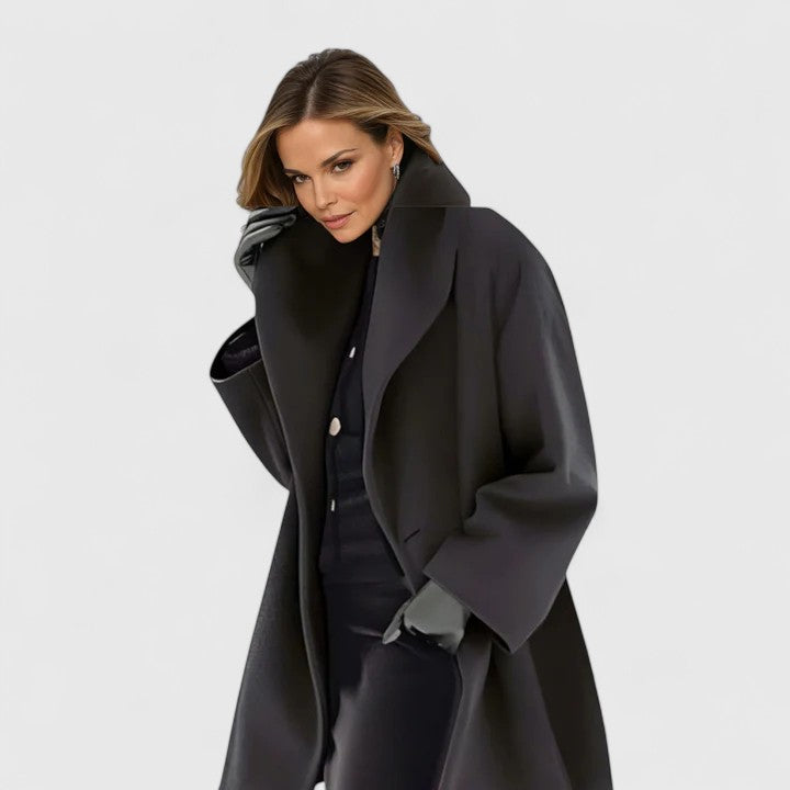 Ophélie - Manteau Long Ample Coupe-Vent