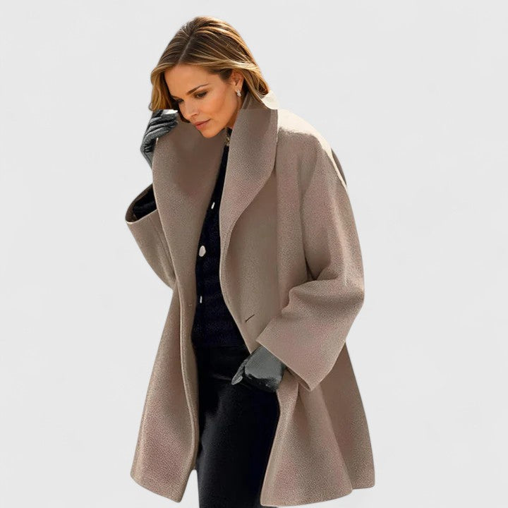 Ophélie - Manteau Long Ample Coupe-Vent
