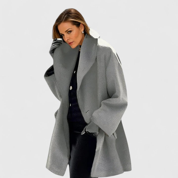 Ophélie - Manteau Long Ample Coupe-Vent