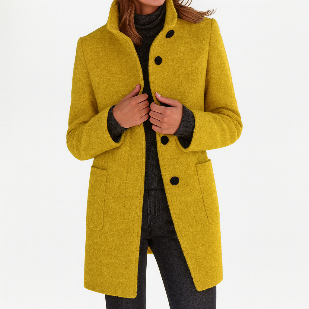 Sabine - Manteau Long Chaud Structuré
