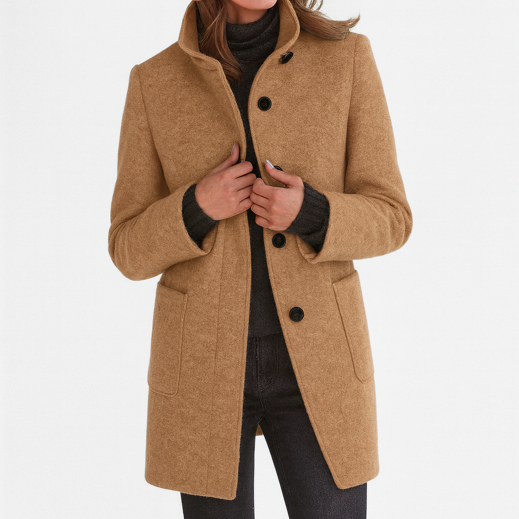 Sabine - Manteau Long Chaud Structuré