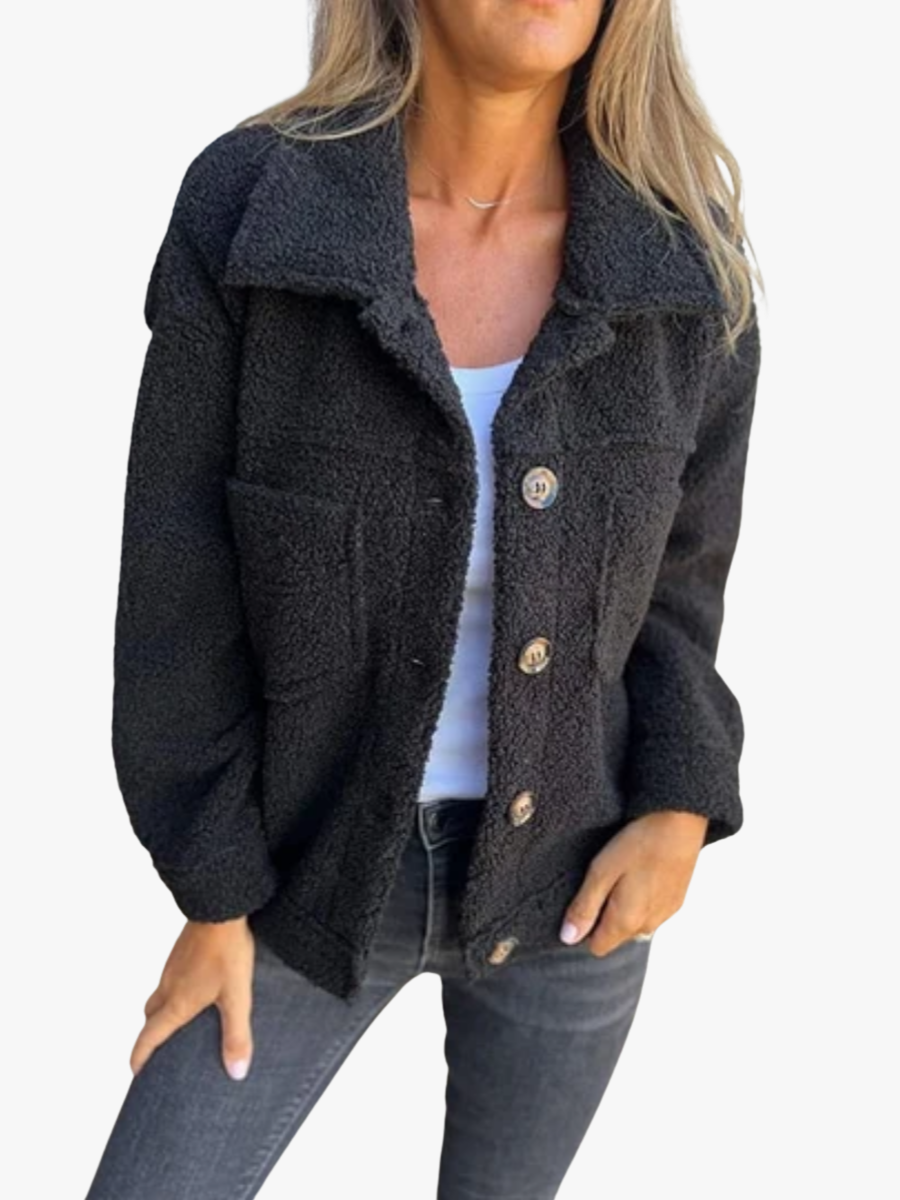 Paulette - Manteau Teddy Coupe Ample