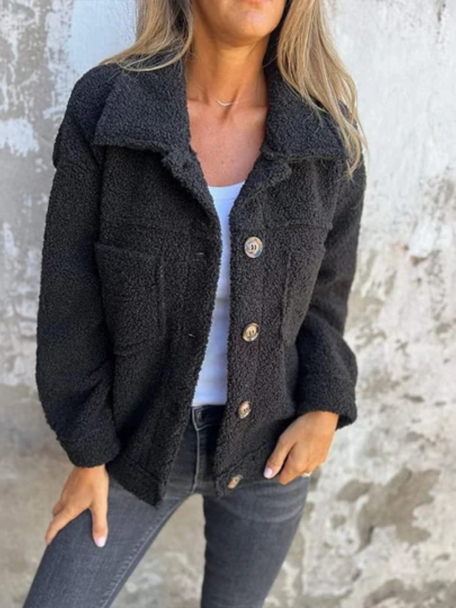 Paulette - Manteau Teddy Coupe Ample