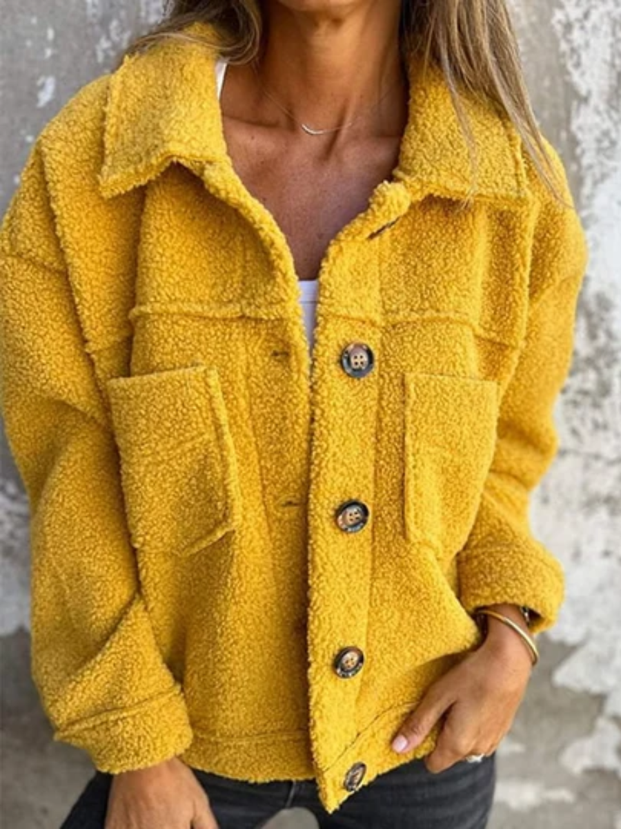 Paulette - Manteau Teddy Coupe Ample