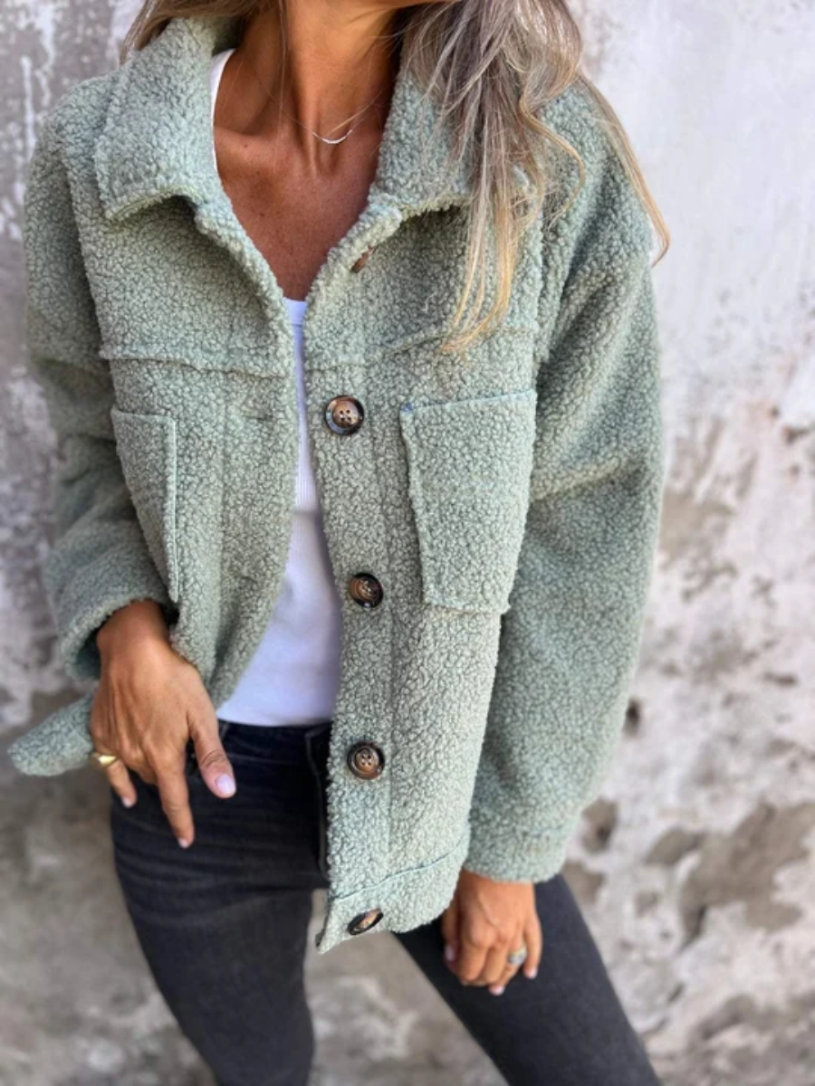 Paulette - Manteau Teddy Coupe Ample
