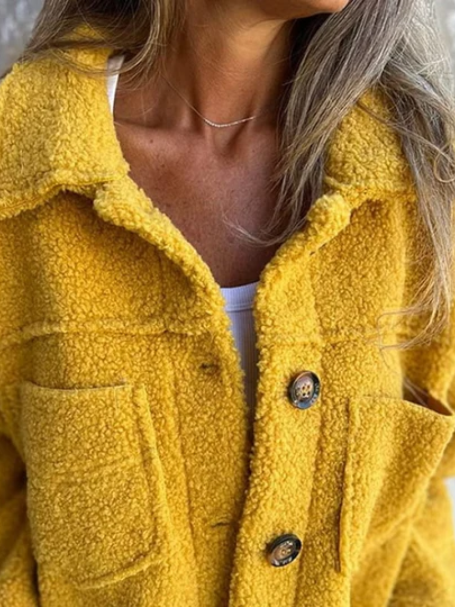 Paulette - Manteau Teddy Coupe Ample